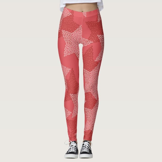 Stars pattern leggings (Front)