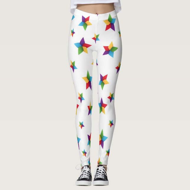 Stars pattern leggings (Front)