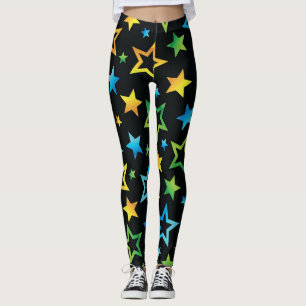 Stars pattern leggings
