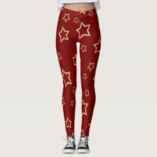 Stars pattern leggings