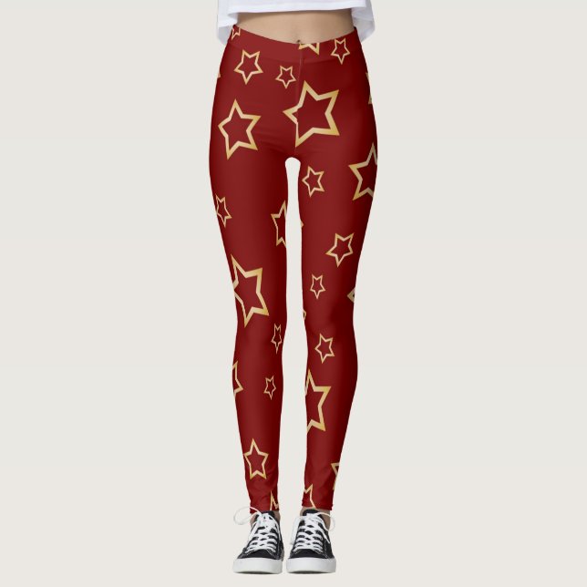 Stars pattern leggings (Front)