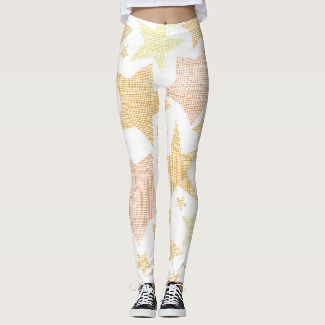 Stars pattern leggings (Front)