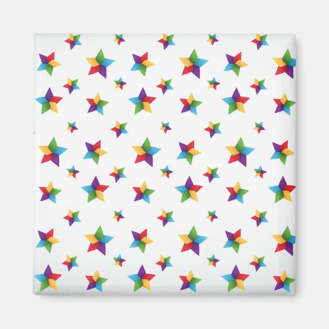Stars pattern magnet (Front)