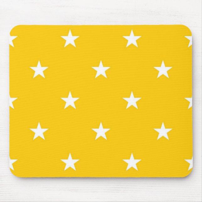 Stars pattern mouse pad (Front)