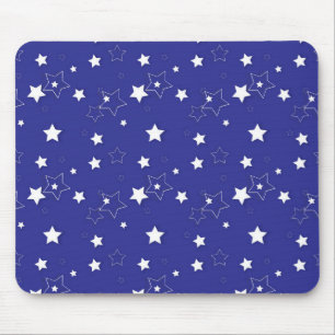 Stars pattern mouse pad