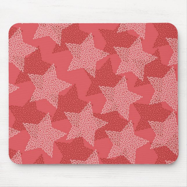 Stars pattern mouse pad (Front)