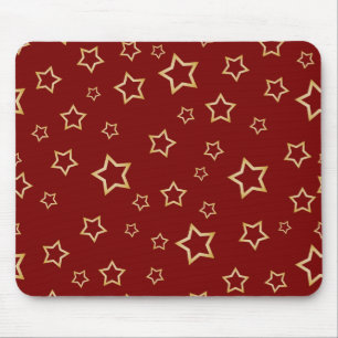 Stars pattern mouse pad