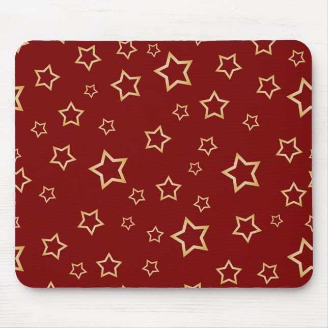 Stars pattern mouse pad (Front)