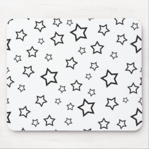 Stars pattern mouse pad