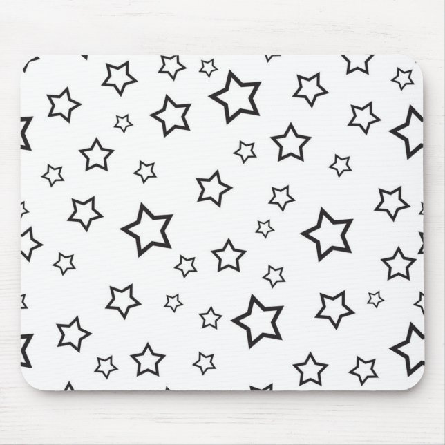 Stars pattern mouse pad (Front)