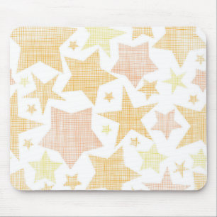Stars pattern mouse pad