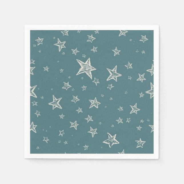 Stars pattern napkin (Front)