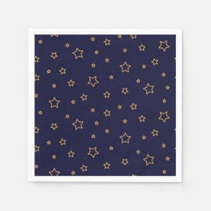 Stars pattern napkin