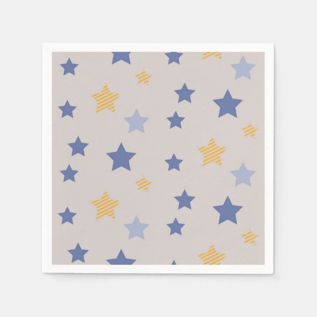 Stars pattern napkin (Front)