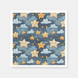 Stars pattern napkin