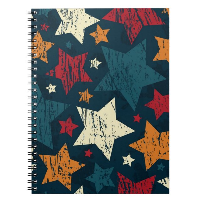 Stars pattern notebook (Front)