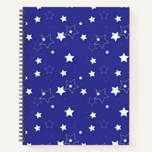 Stars pattern notebook