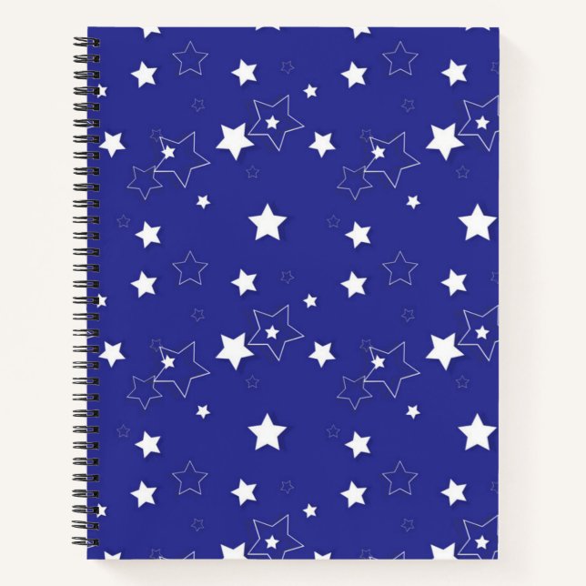 Stars pattern notebook (Front)