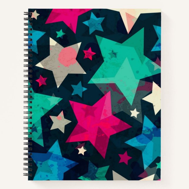 Stars pattern notebook (Front)