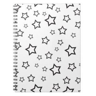 Stars pattern notebook