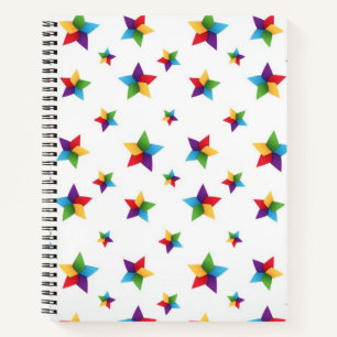 Stars pattern notebook