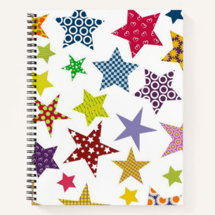 Stars pattern notebook