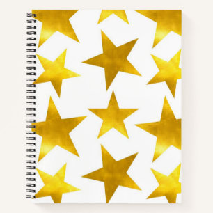 Stars pattern notebook