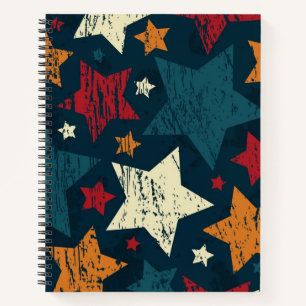 Stars pattern notebook