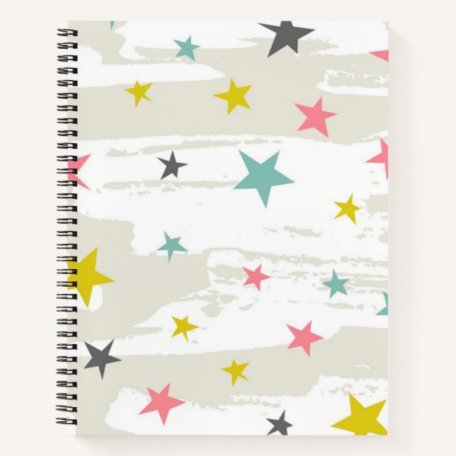 Stars pattern notebook (Front)
