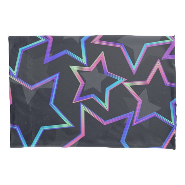 Stars pattern pillowcase (Front)