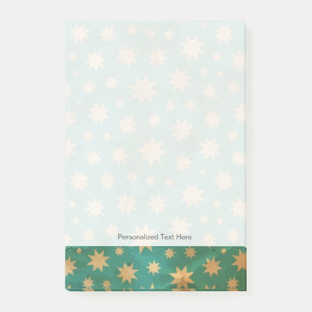 Stars pattern post-it notes (Front)