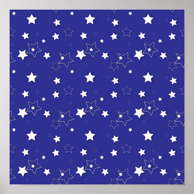 Stars pattern poster (Front)