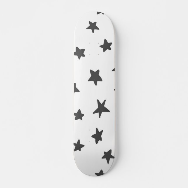Stars pattern skateboard (Front)