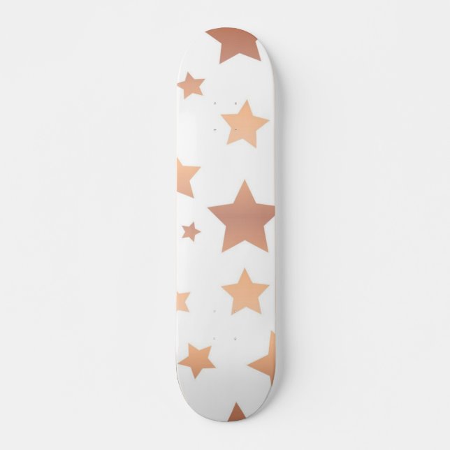 Stars pattern skateboard (Front)
