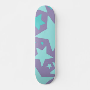 Stars pattern skateboard