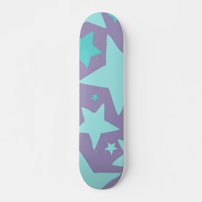 Stars pattern skateboard (Front)