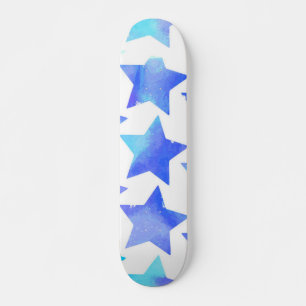 Stars pattern skateboard