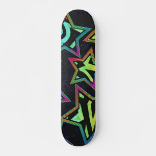 Stars pattern skateboard