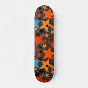Stars pattern skateboard