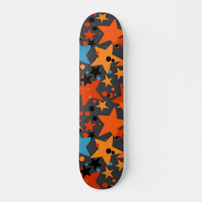 Stars pattern skateboard (Front)