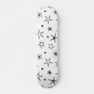 Stars pattern skateboard