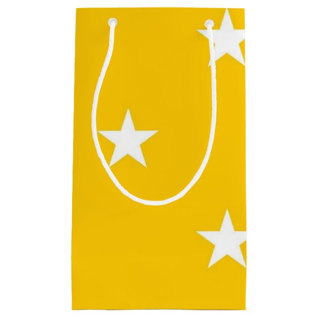 Stars pattern small gift bag (Front)
