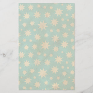 Stars pattern stationery