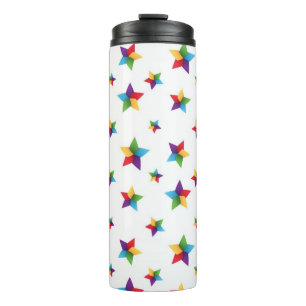 Stars pattern thermal tumbler