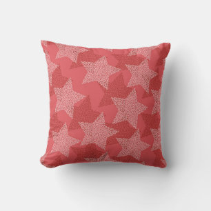 Stars pattern throw pillow