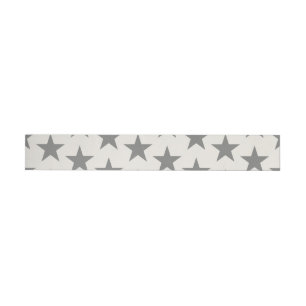 Stars Pattern Wrap Around Label