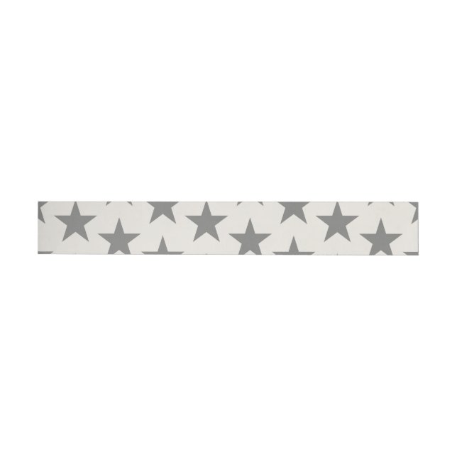 Stars Pattern Wrap Around Label (Individual)