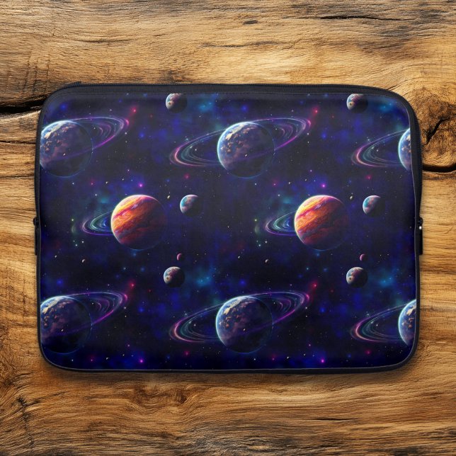 Stars, Planets, Galaxy, Outer space Themed Laptop Sleeve (Creator Uploaded)