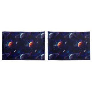 Stars, Planets, Galaxy, Outer space Themed Pillowcase