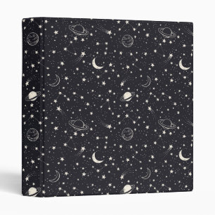 Stars & Planets Pattern Binder